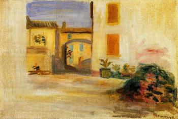 Pierre Auguste Renoir : Farm Courtyard, Midday